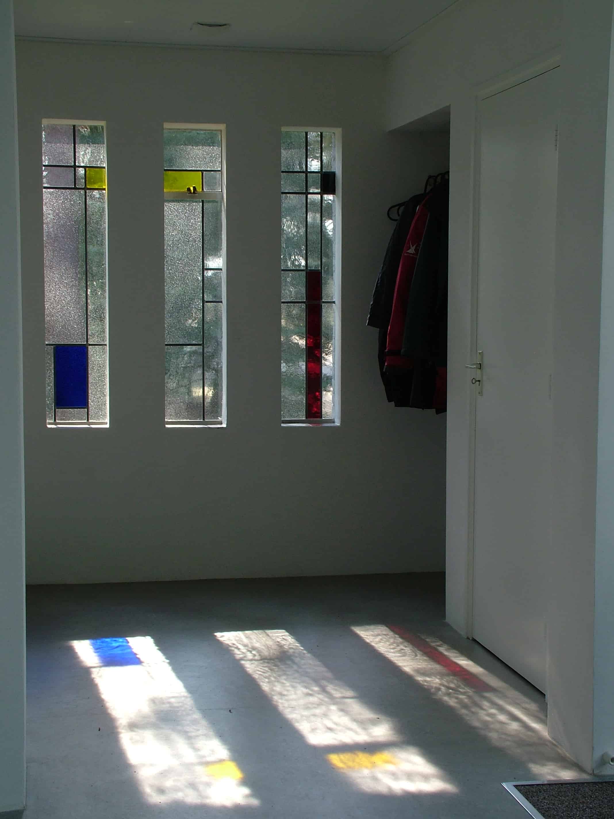 Klassiek glas-in-lood raam