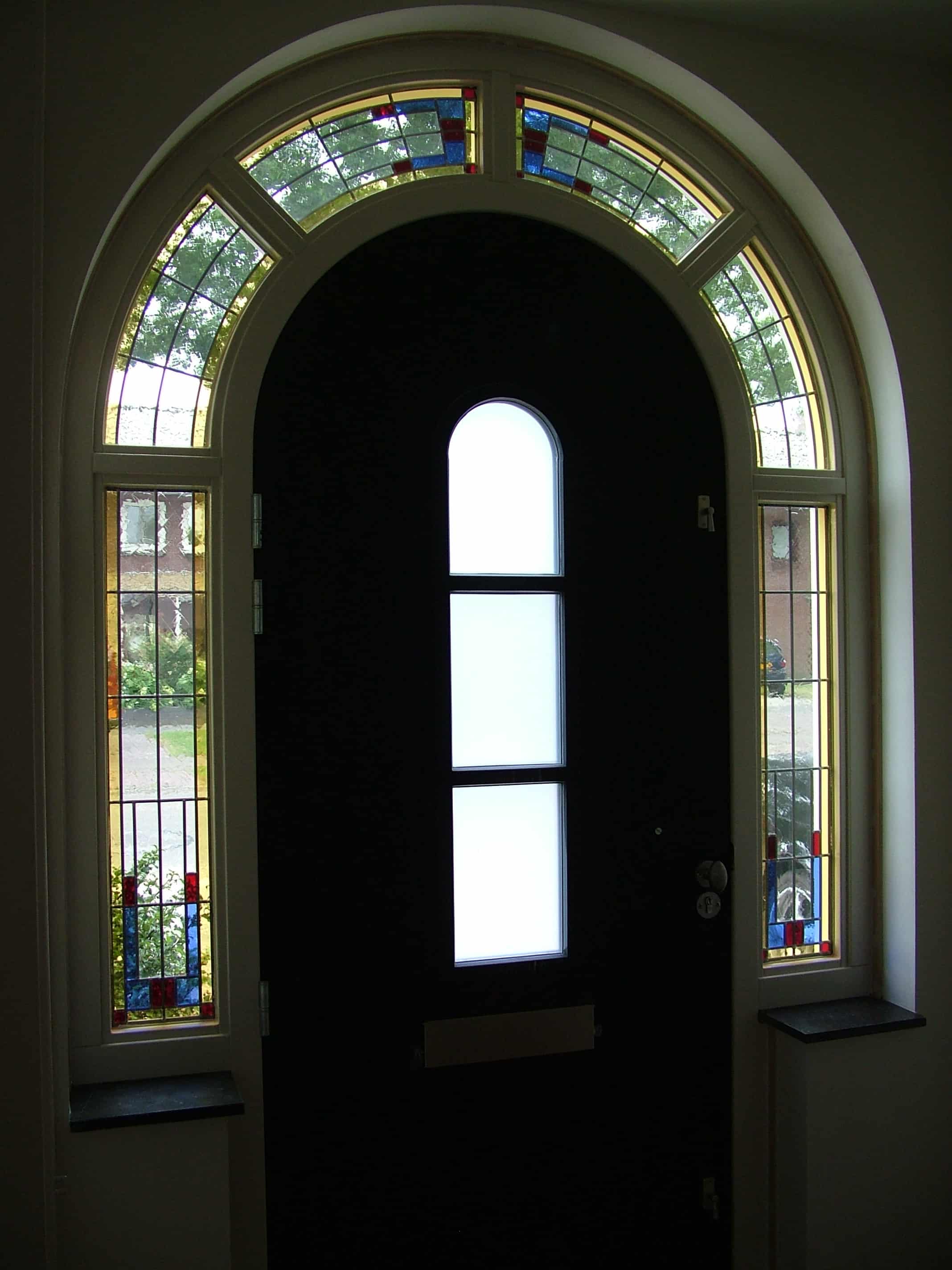 Handgemaakt glas-in-lood paneel